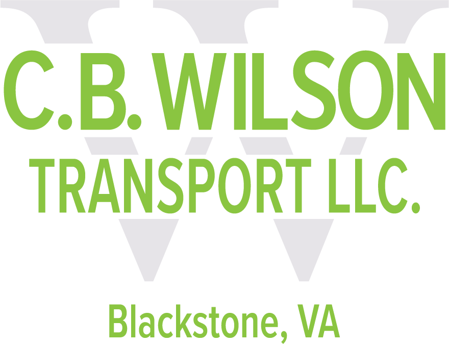 CB Wilson Transport LLC White Logo